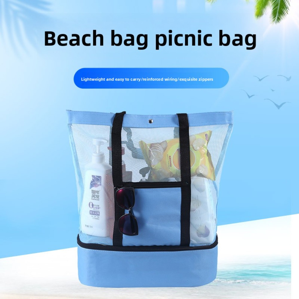 Tote Bag Beach - 1개 다기능 보냉 가방 - 피크닉,