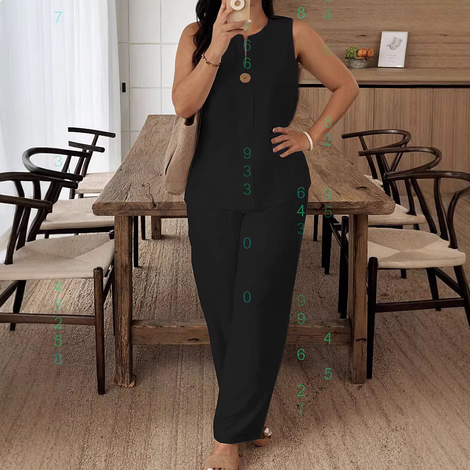 편안한 루즈핏 탑 와이드 레그 팬츠 코튼 린넨 세트 봄 - Linen Pant Wide 리뷰 및 가격