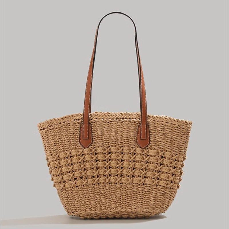 여름 여행용 특대형 접이식 밀짚 토트백, 방수 비치백, - Tote Bag Beach 리뷰 및 가격