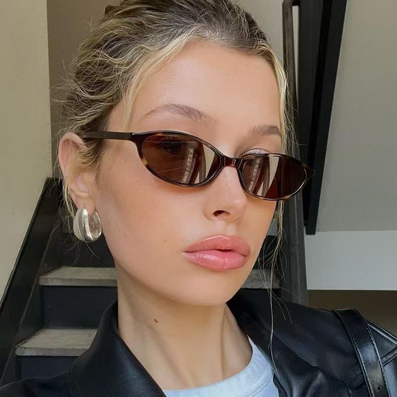 빈티지 작은 고양이 눈 선글라스 새로운 레오파드 블랙  - Sunglasses Cat Eye 리뷰 및 가격