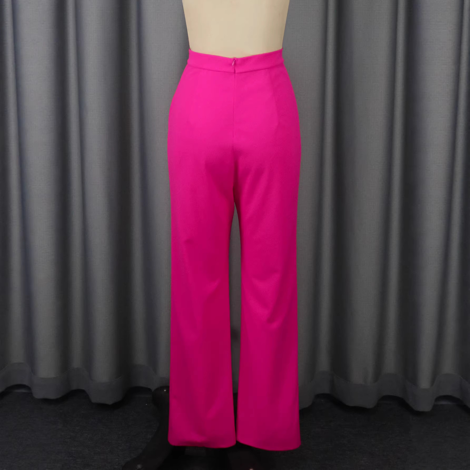 투피스 여성 팬츠 세트 솔리드 매칭 세트 플리츠 레이스 - Linen Pant Wide 리뷰 및 가격