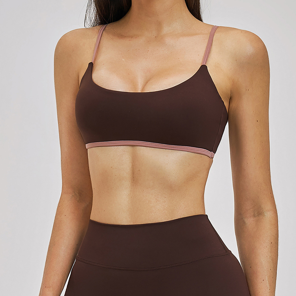 섹시 여성 스포츠 브라 푸쉬업 피트니스 탑 요가 브라  - Bralette Triangle Set 리뷰 및 가격