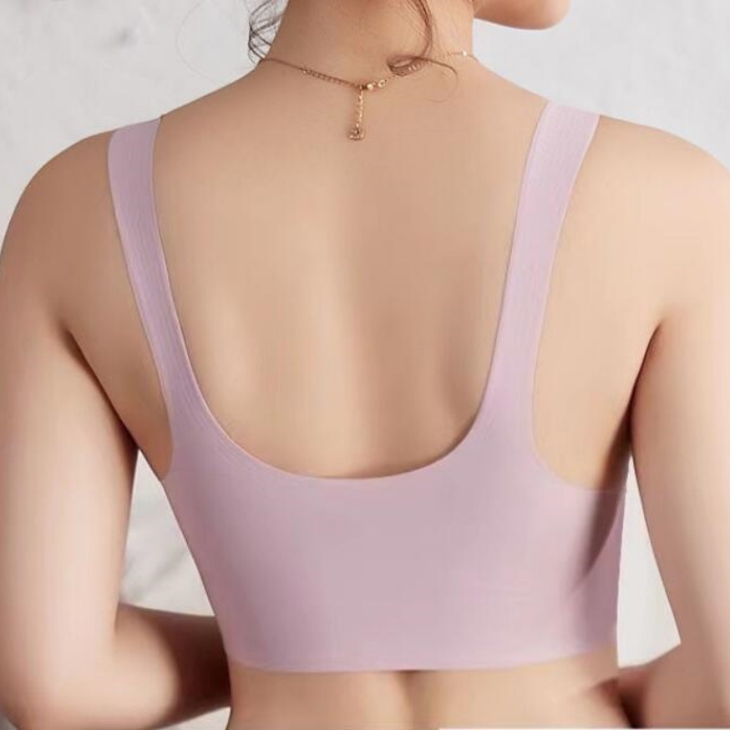 얇은 안심 심리스 여성 속옷, 스틸 링 없는 조끼, 분 - Bralette Triangle Set 리뷰 및 가격