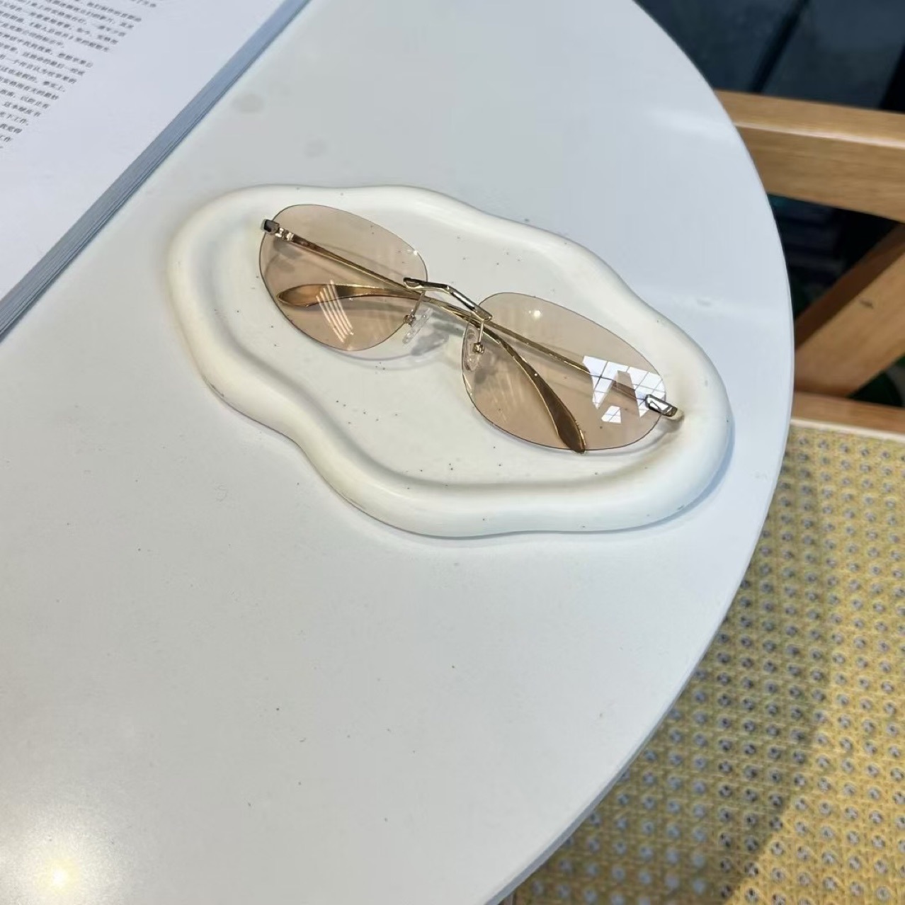 UV400 무테 쉐이드, 고양이 눈 미니멀리스트 선글라 - Sunglasses Cat Eye 리뷰 및 가격