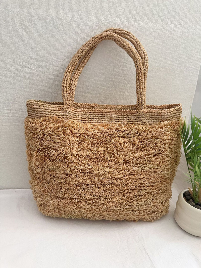 럭셔리 라피아 밀짚 가방 보헤미안 스타일 숄더백 핸드메 - Crochet Bag Raffia 리뷰 및 가격