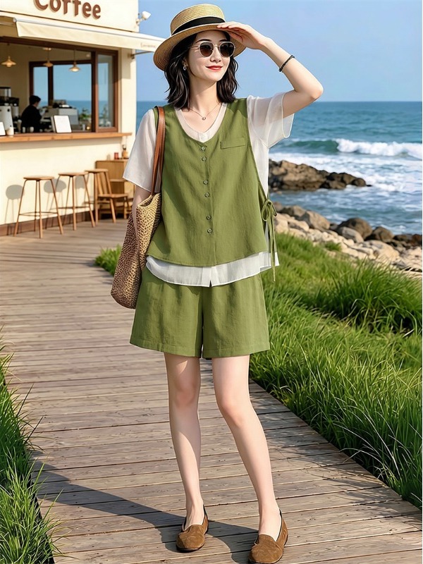 슬리밍 경량 여름 신상 여성 텐셀 린넨 세트 와이드 레 - Linen Pant Wide 리뷰 및 가격