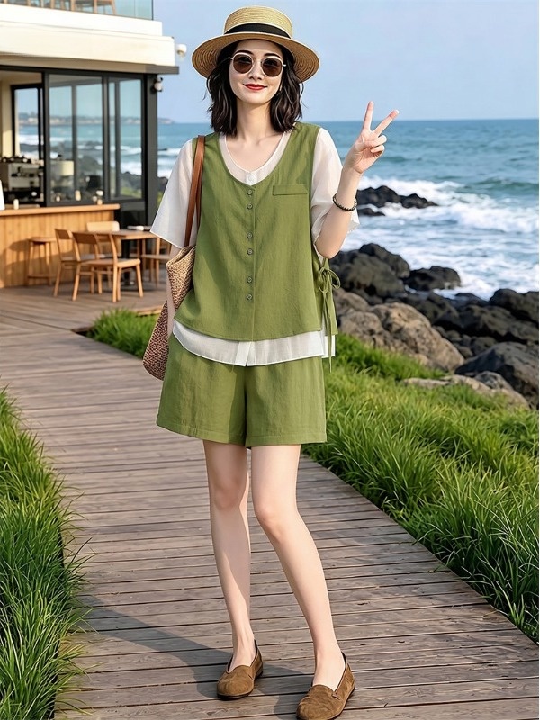 슬리밍 경량 여름 신상 여성 텐셀 린넨 세트 와이드 레 - Linen Pant Wide 리뷰 및 가격