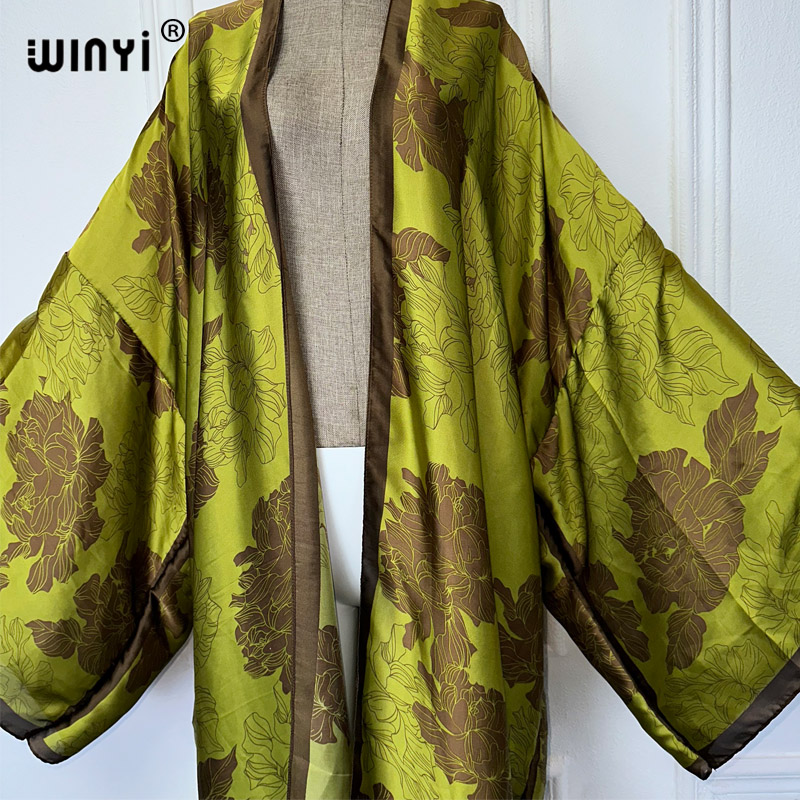 WINYI 아프리카 보호 프린트 기모노 롱 드레스, 여 - Cover Up Kaftan 리뷰 및 가격