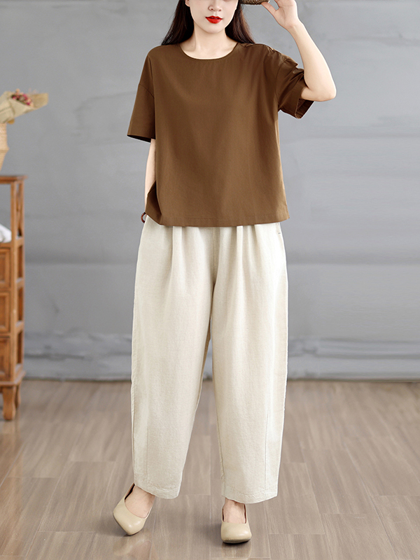 여름 에스닉 스타일 여성 루즈핏 와이드 레그 팬츠 투피 - Linen Pant Wide 리뷰 및 가격